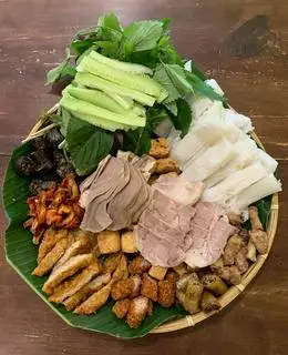 Hình ảnh Bún đậu đầy đủ