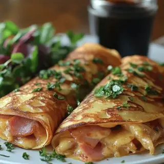 Hình ảnh Crepe jambon phô mai