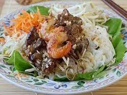 Bún tôm nướng - 100.000 ₫ tại Bún Thịt Nướng Xuân Mai - Bún Mắm & Ăn Vặt - Chợ Bến Thành