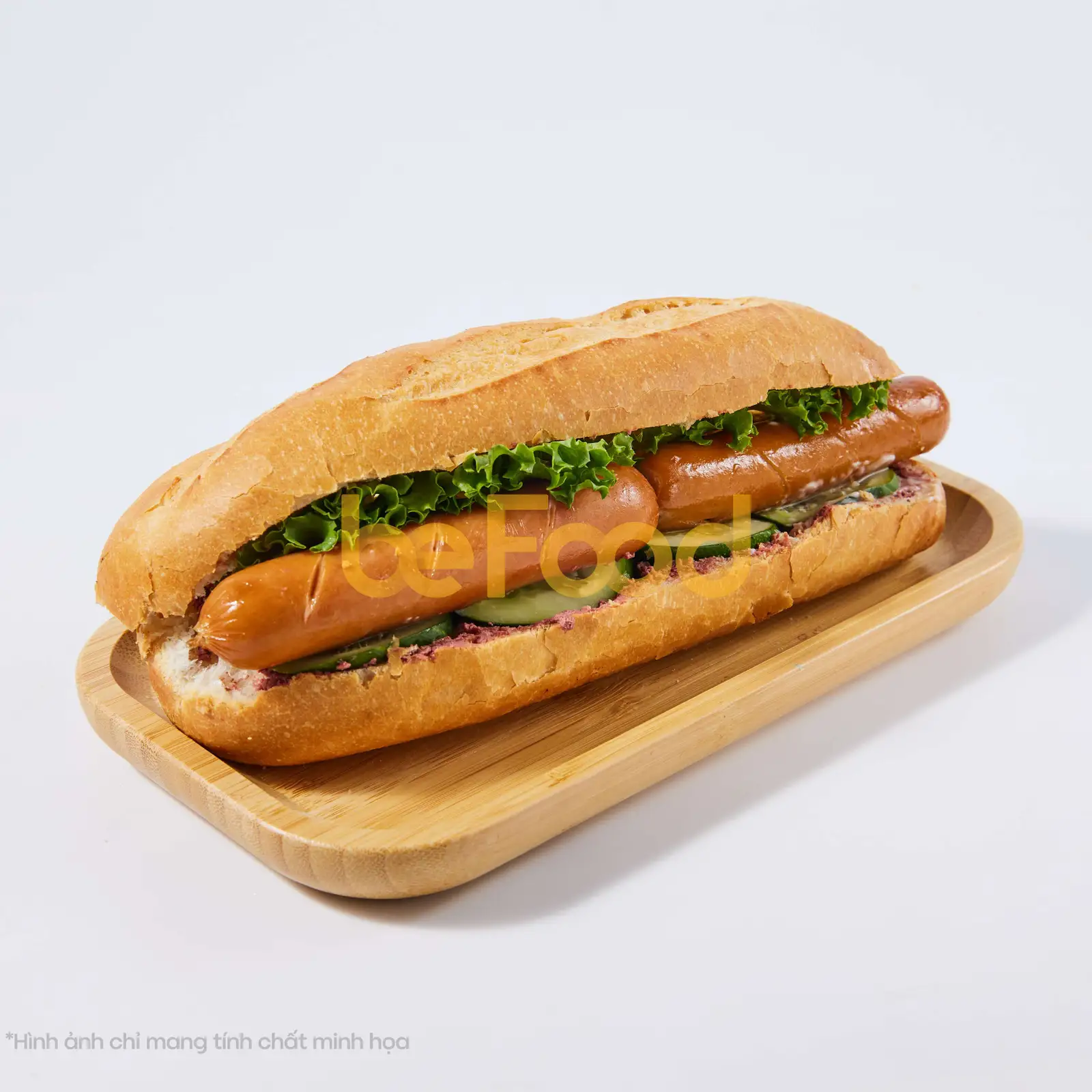 bánh mì ốp la xúch xich - 28.000 ₫ tại Bánh Mì Cô Yến - Vĩnh Khánh