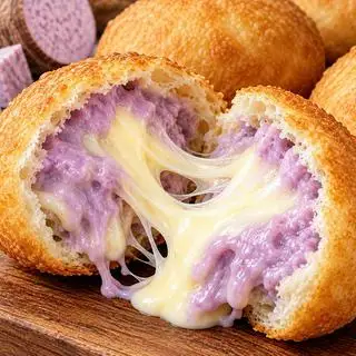 Hình ảnh Bánh tiêu phô mai khoai môn
