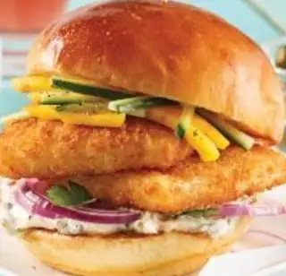 Hình ảnh Hamburger tôm