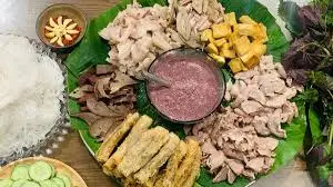 Hình ảnh Bún đậu mẹt đầy đủ