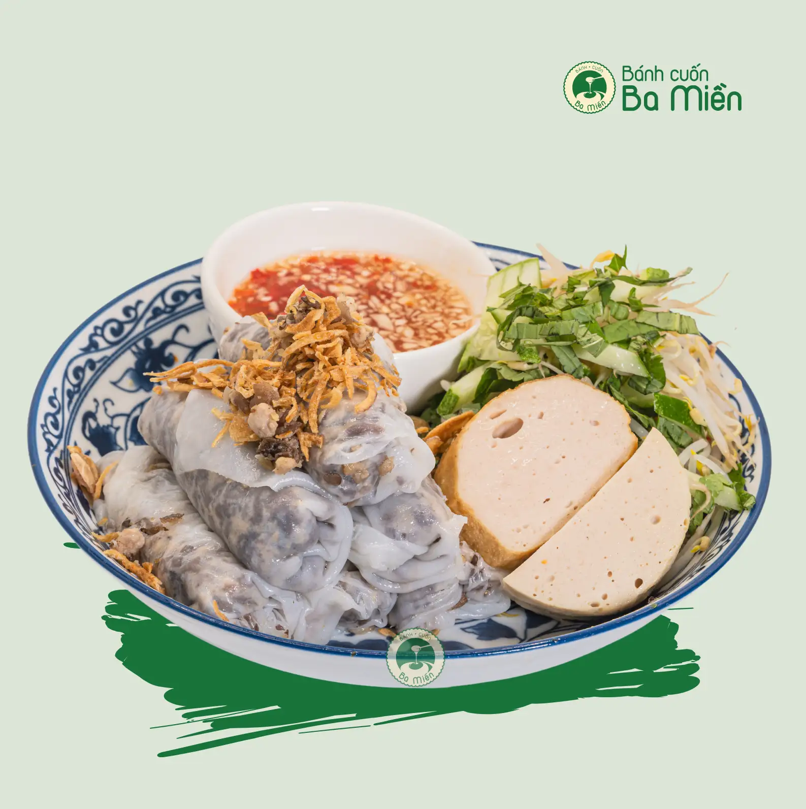 Bánh cuốn nhân thịt heo lớn - 42.000 ₫ tại Bánh Cuốn Ba Miền - Trần Quang Khải
