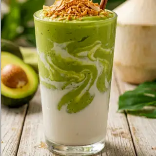 Hình ảnh Bơ già dừa non