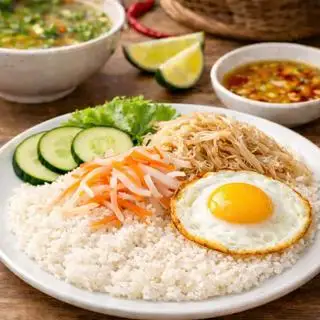 Cơm tấm bì trứng - 35.000 ₫ tại Cơm Tấm Hài - Since 1995 - Bắc Hải