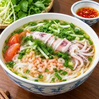 Hình ảnh Bún (hoặc bánh đa) Hải Sản