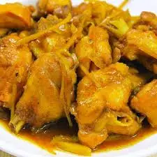 Cơm gà kho gừng - 45.000 ₫ tại Quán Cơm Bình Dân 208B - Bùi Thị Xuân