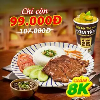 Cơm Sườn Mềm Độc Quyền + 2 món - 99.000 ₫ tại Cơm Tấm Phúc Lộc Thọ - Nguyễn Thị Minh Khai