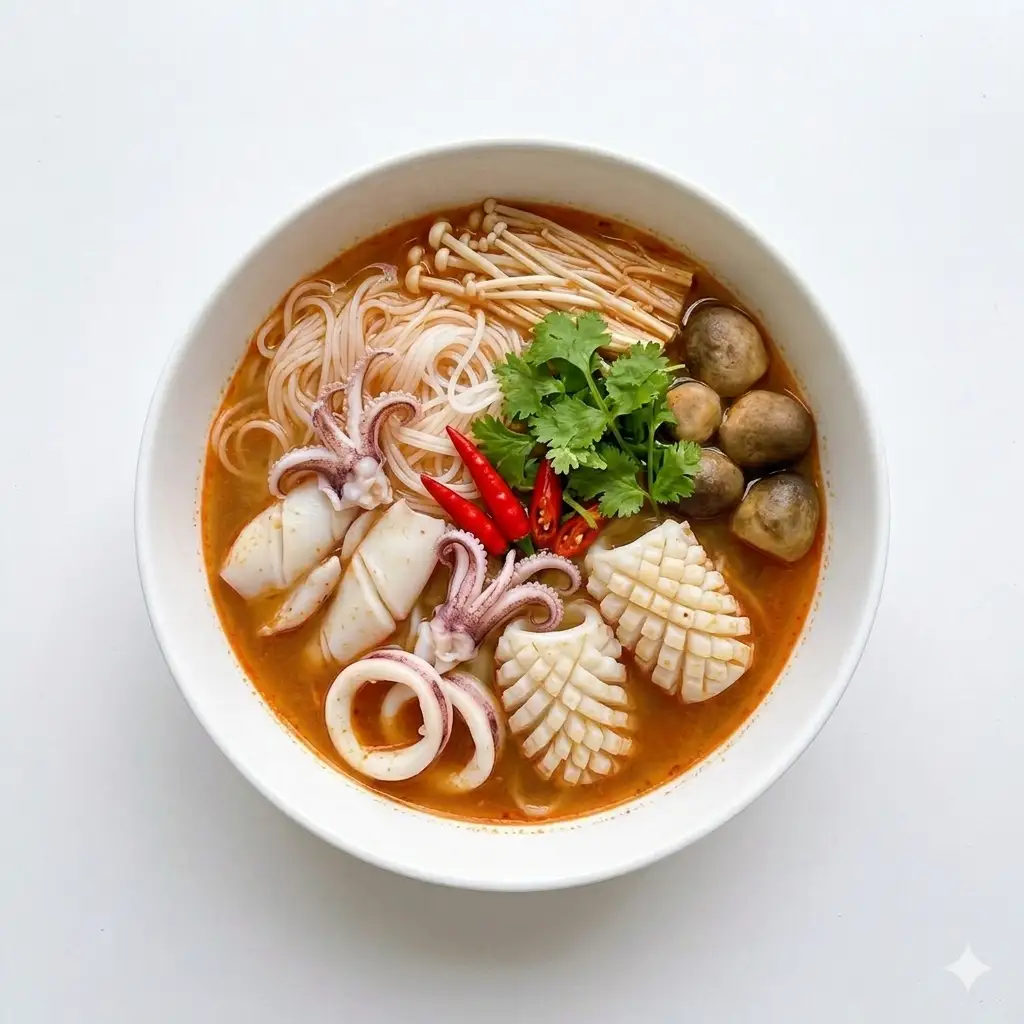 Bún Thái mực - 59.000 ₫ tại Bún Thái Ken Kai - Đặng Minh Trứ