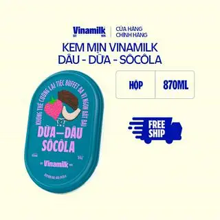 Kem mịn Dâu-Dừa-Sôcôla VNM 870ml_09MA13_LE - 74.404 ₫ tại Vinamilk - Nguyễn Đình Chiểu