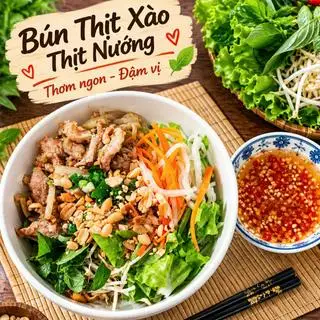 Hình ảnh Bún thịt bò xào