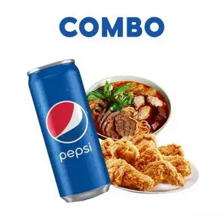 Cơm Sườn Trứng Chiên + 1 Pepsi - 90.000 ₫ tại Cơm Tấm Sườn Que - Nguyễn Thị Minh Khai