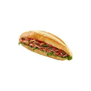 Bánh mì bò - ốp la - 33.000 ₫ tại Cô Thư - Bánh Mì Thịt Nướng & Bún Thịt Nướng - Trần Quốc Thảo