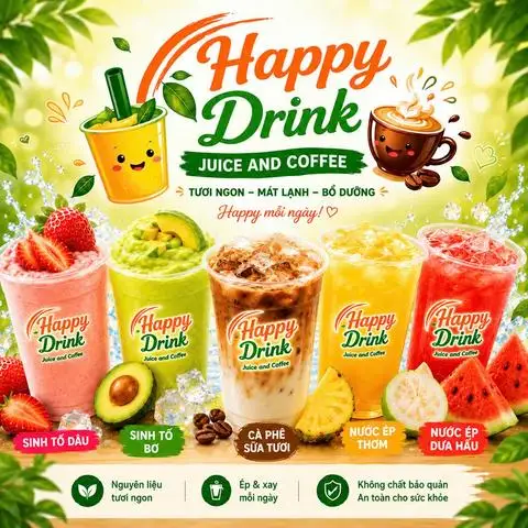 Happy Drink - Chung Cư Tera Rosa - Sinh tố/Nước ép/Sữa gần bạn
