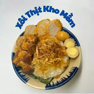 Xôi thịt đầy đủ - 55.000 ₫ tại Nam Sanh - Xôi & Bánh Bao - Nguyễn Thượng Hiền