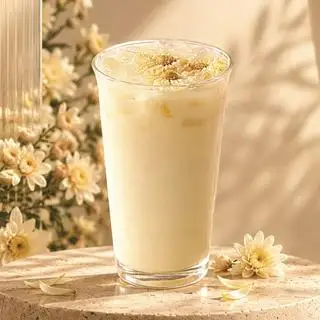 Hình ảnh Trà sữa hoa cúc - Chrysanthemum milk tea