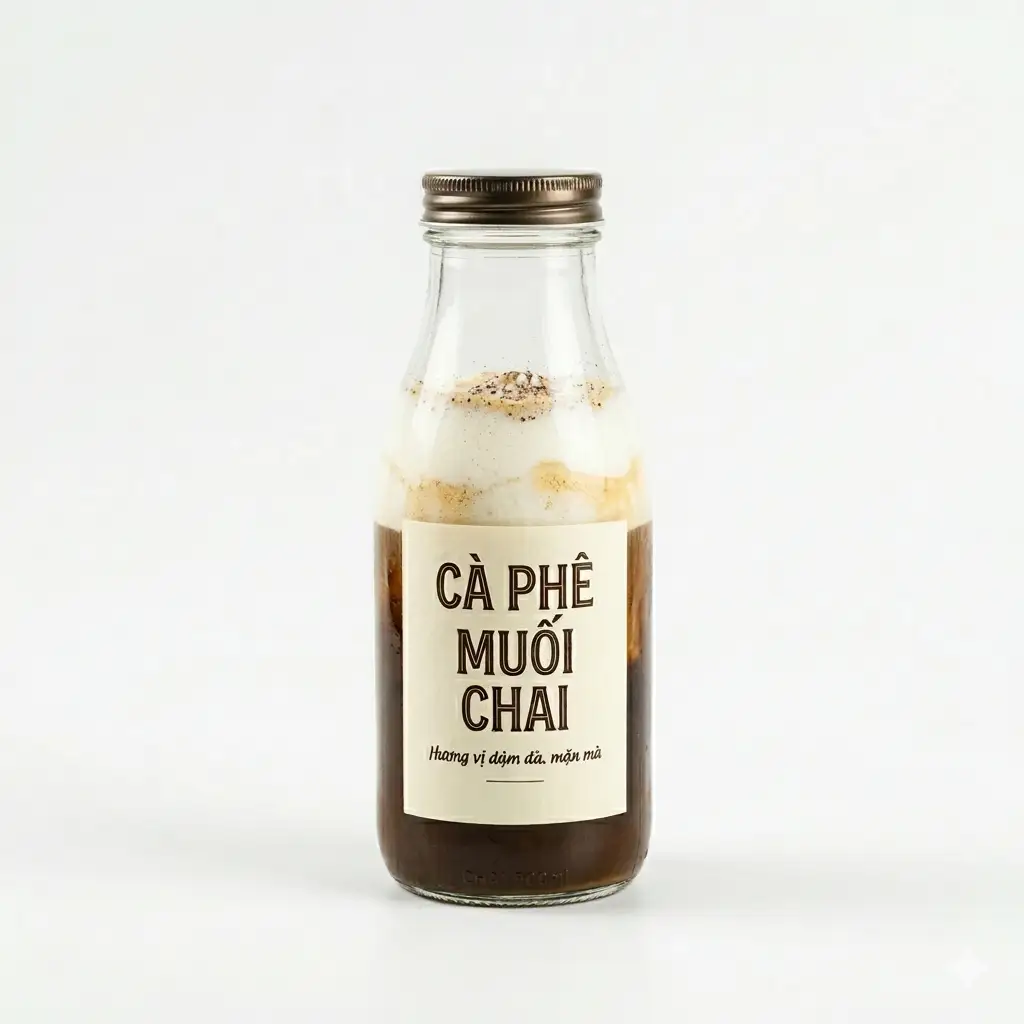 Hình ảnh Cà phê muối - chai 350ml