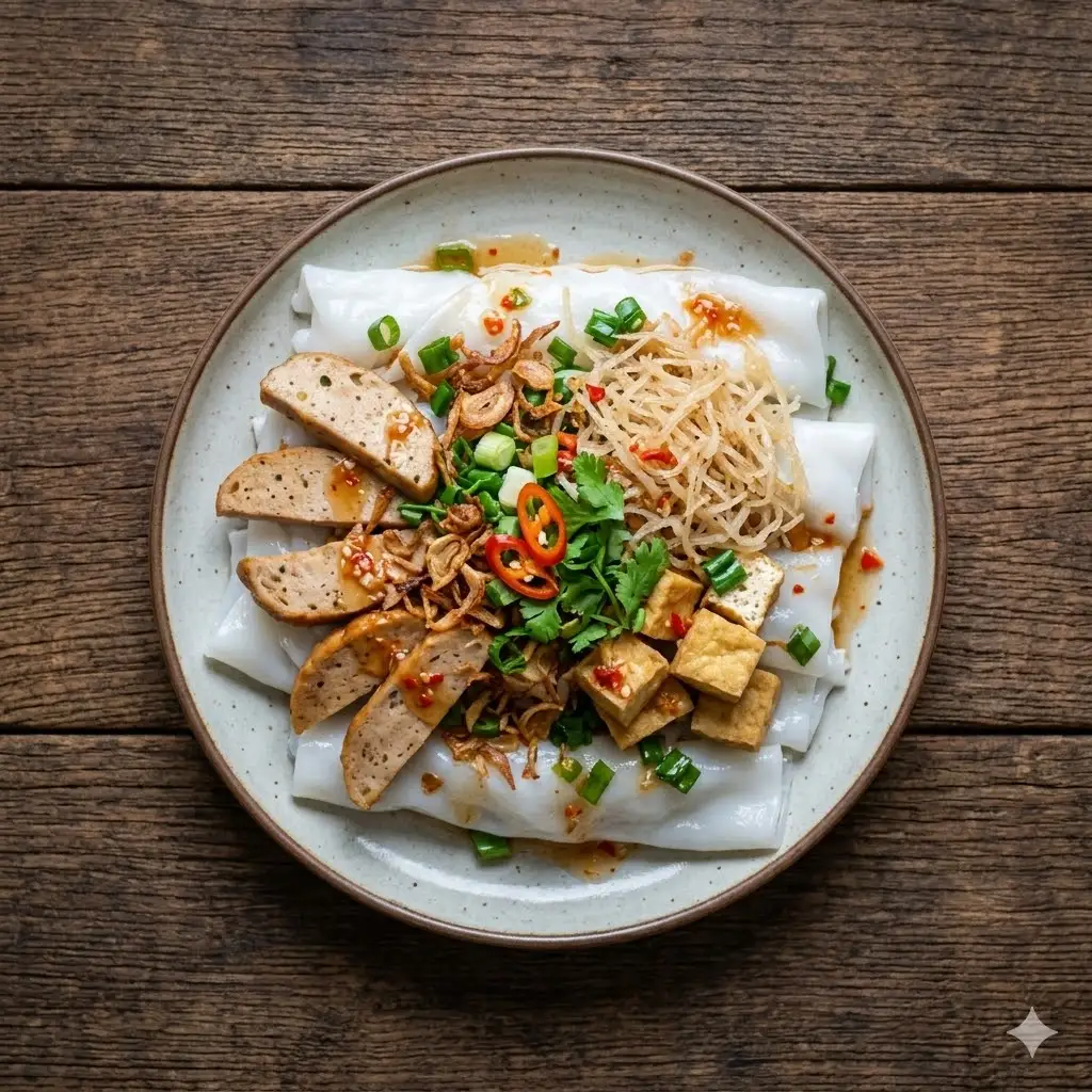 Bánh ướt nhân duyên - 50.000 ₫ tại Cơm Phở Chay Nhân Duyên - Hồ Xuân Hương