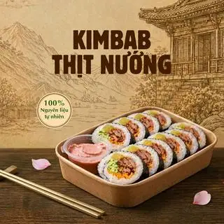 Hình ảnh Kimbap thịt nướng