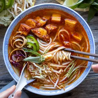 Bún Huế chay - 62.000 ₫ tại Quán Chay Chí Cao - Phan Văn Trị