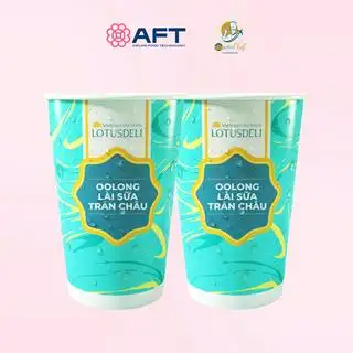 Combo 2 Ly Trà Oolong Lài Sữa Trân Châu LOTUSDeli - ly 400ml - 99.000 ₫ tại Trà Sữa Vietnam Airlines - AFT - Phan Văn Trường