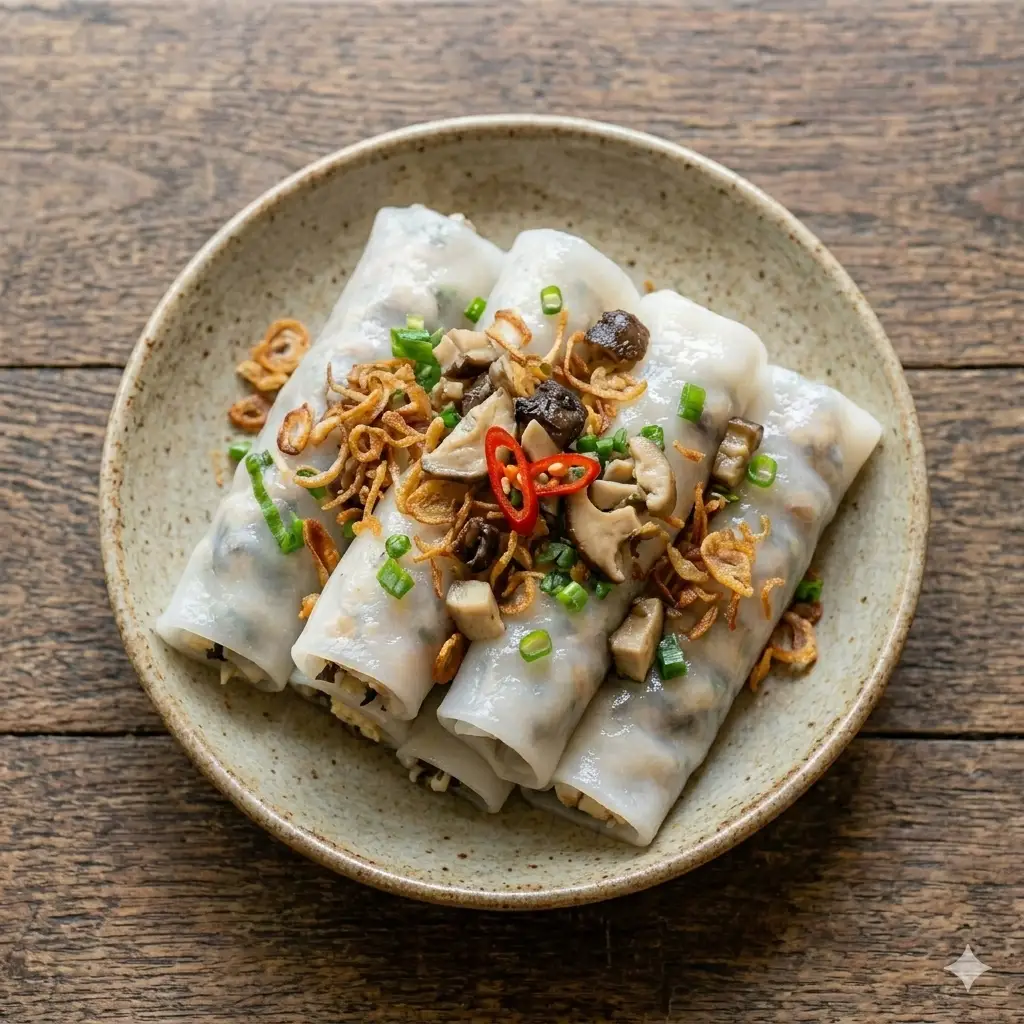 Bánh cuốn tứ sắc chay - 35.000 ₫ tại Bánh Cuốn Như Thảo - Nguyễn Văn Cừ