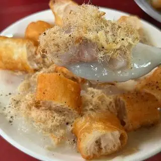 Hình ảnh Cháo thịt ruốc quẩy