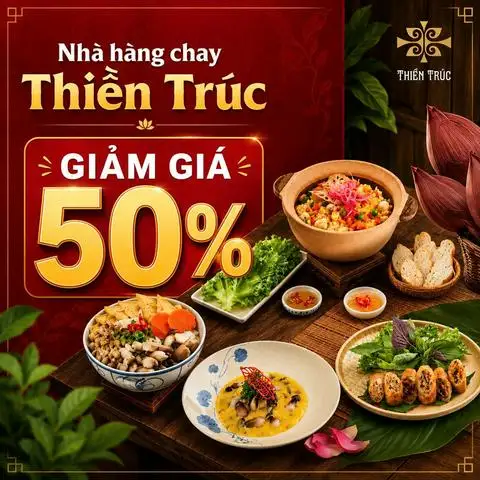 Ẩm Thực Chay Thiền Trúc -Trần Nhật Duật - Món chay gần bạn