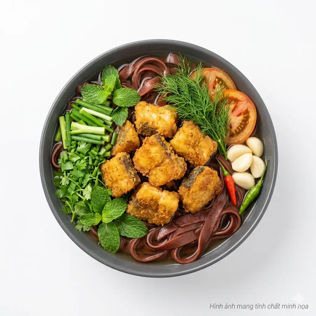 Hình ảnh Bánh đa cá