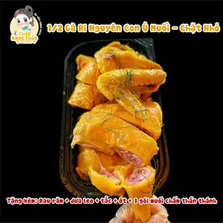 Nửa gà ri nguyên con ủ muối - 205.000 ₫ tại Châu Ngọc Thảo Food - Gà Ủ Muối & Ăn Vặt - Vĩnh Hội