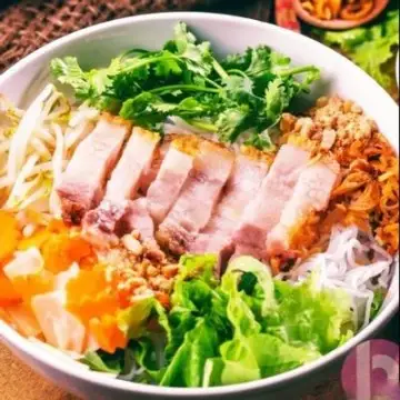 Bún mắm nêm heo quay - 65.000 ₫ tại Nem Nướng Nha Trang Cô Anh - Huỳnh Tấn Phát