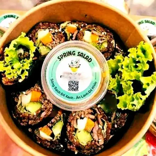 Hình ảnh Gimbap gạo lứt bò