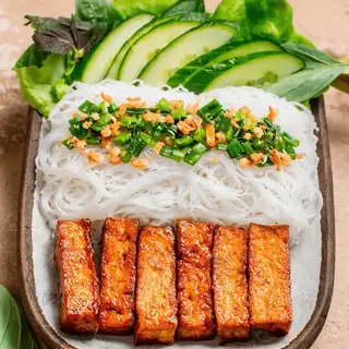 Bún heo quay chay - 55.000 ₫ tại Bếp Chay An An - Nam Kỳ Khởi Nghĩa