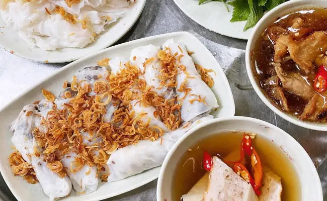 Hình ảnh BÁNH CUỐN CHẢ NƯỚNG+CHẢ QUẾ