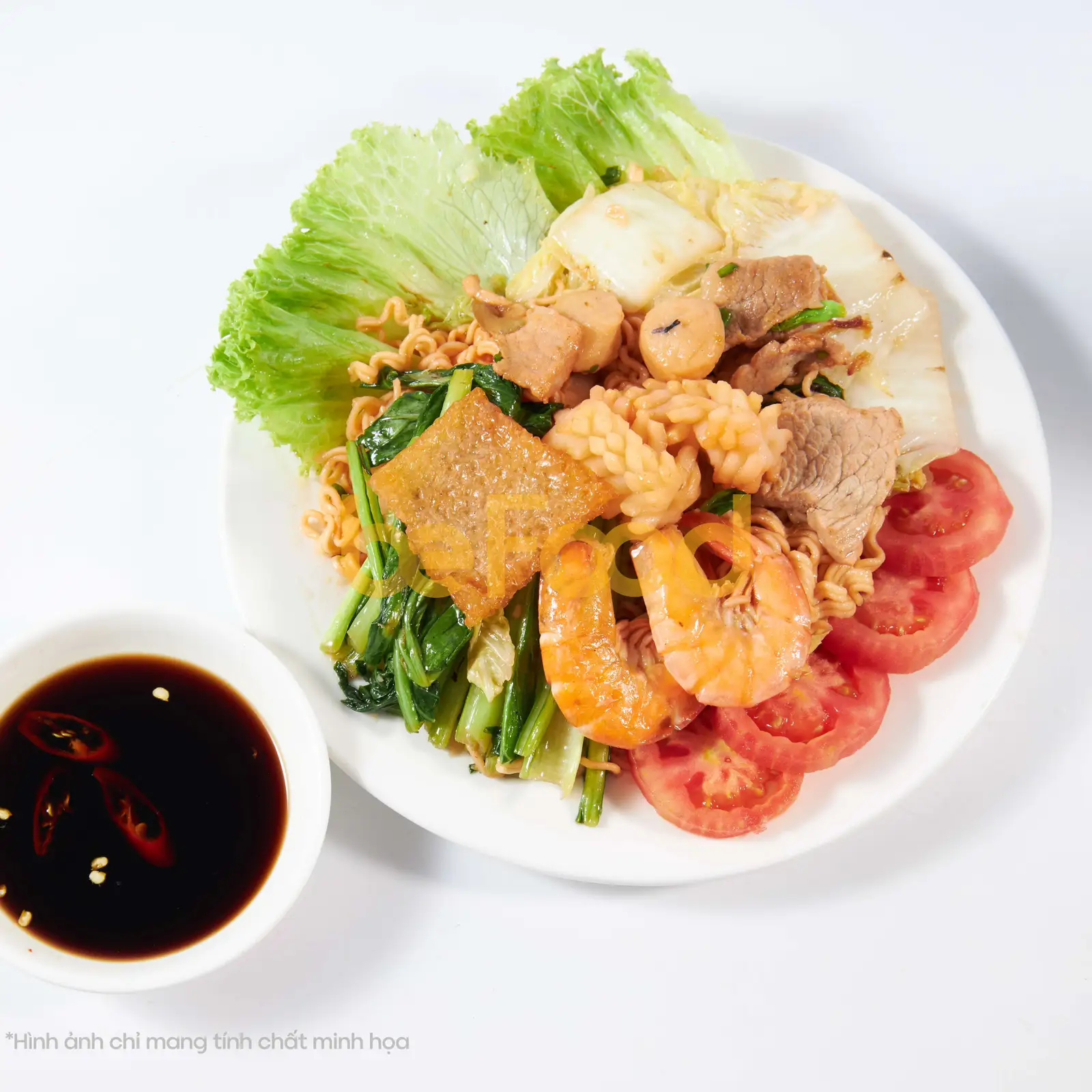 Mì xào giòn thập cẩm - 60.000 ₫ tại Quán Ăn Bảo Khanh - Nguyễn Văn Cừ