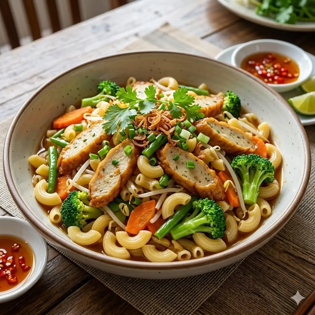 Nui chả cá sợi em bé - 35.000 ₫ tại Bánh Canh Chả Cá Sợi Chú Tí - Bàu Bàng