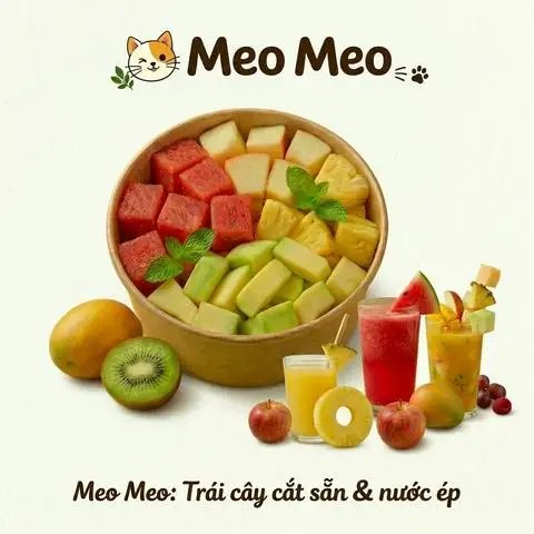 Meo Meo Trái Cây Cắt Sẵn & Nước Ép - 47/18A Thăng Long - Sinh tố/Nước ép/Sữa gần bạn