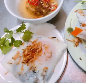Bánh cuốn trứng - 43.000 ₫ tại Bánh Cuốn Đầu Lăng - Hoàng Văn Thụ