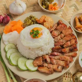 Hình ảnh Cơm ba rọi nướng