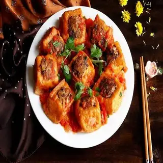Đậu hủ dồn thịt - 45.000 ₫ tại Cơm Bình Dân - Trần Bá Giao