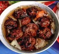 Bún chả thịt viên - 75.000 ₫ tại Bún Chả Hà Nội Bà Thu - Mai Chí Thọ
