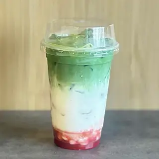 Matcha latte dâu - 49.000 ₫ tại Cơm Gà Xối Mỡ Nguyên Tâm - Phạm Thế Hiển