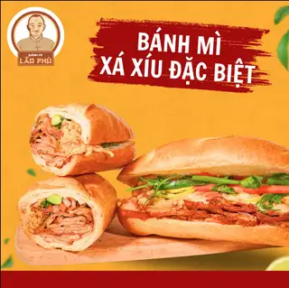 Bánh mì thịt xá xíu đặc biệt - 51.000 ₫ tại Bánh Mì Lão Phù - Đường 38