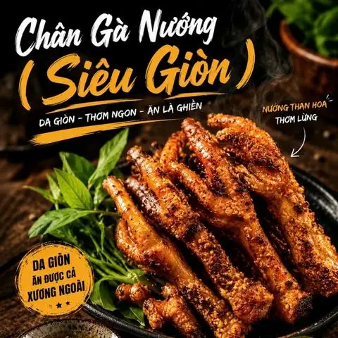 Hình ảnh Chân Gà Nướng Siêu Giòn - Phạm Văn Bạch