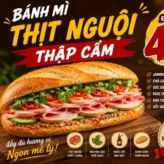 Bánh mì thịt nguội - 65.000 ₫ tại Bánh Mì A Bình 88 - Võ Duy Ninh