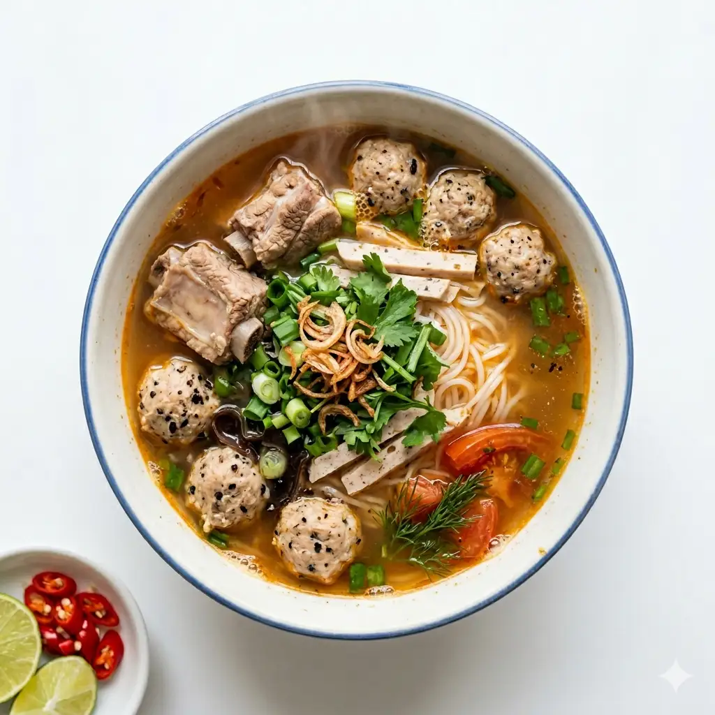 Bún mọc - chả xương - 50.000 ₫ tại Bún Thịt Nướng Quang Tiên - Bùi Thị Xuân