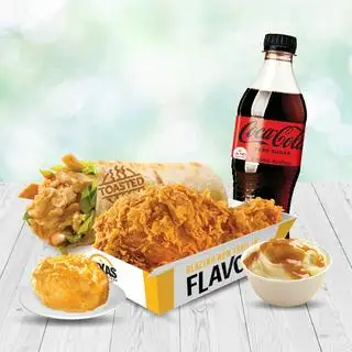 Combo Gà Rán & Bánh cuộn Zesty Crunch - 119.000 ₫ tại Gà Rán Texas Chicken - Cao Thắng