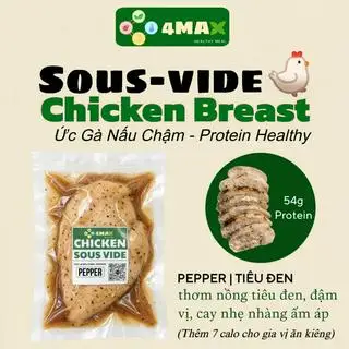 Hình ảnh Túi ức gà nấu chậm - tiêu đen
