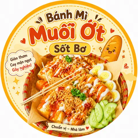 Hình ảnh MiNa BaMi - Bánh Mì Muối Ớt Sốt Bơ - Đội Cấn